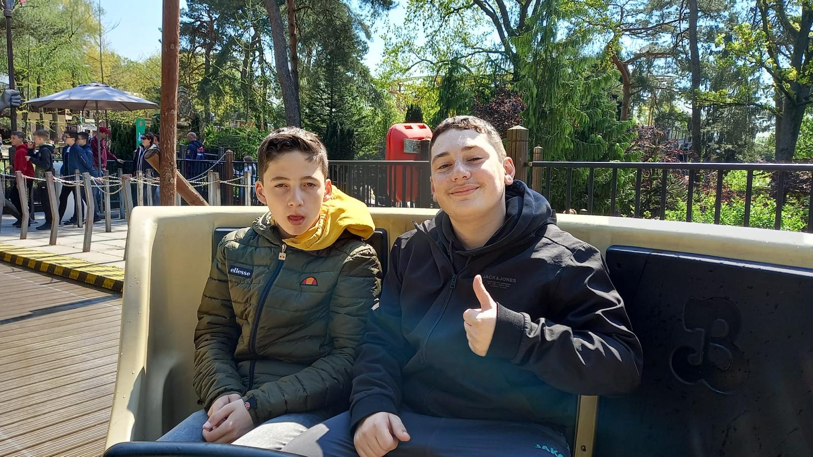 Rune en Xeno in Bobejaanland