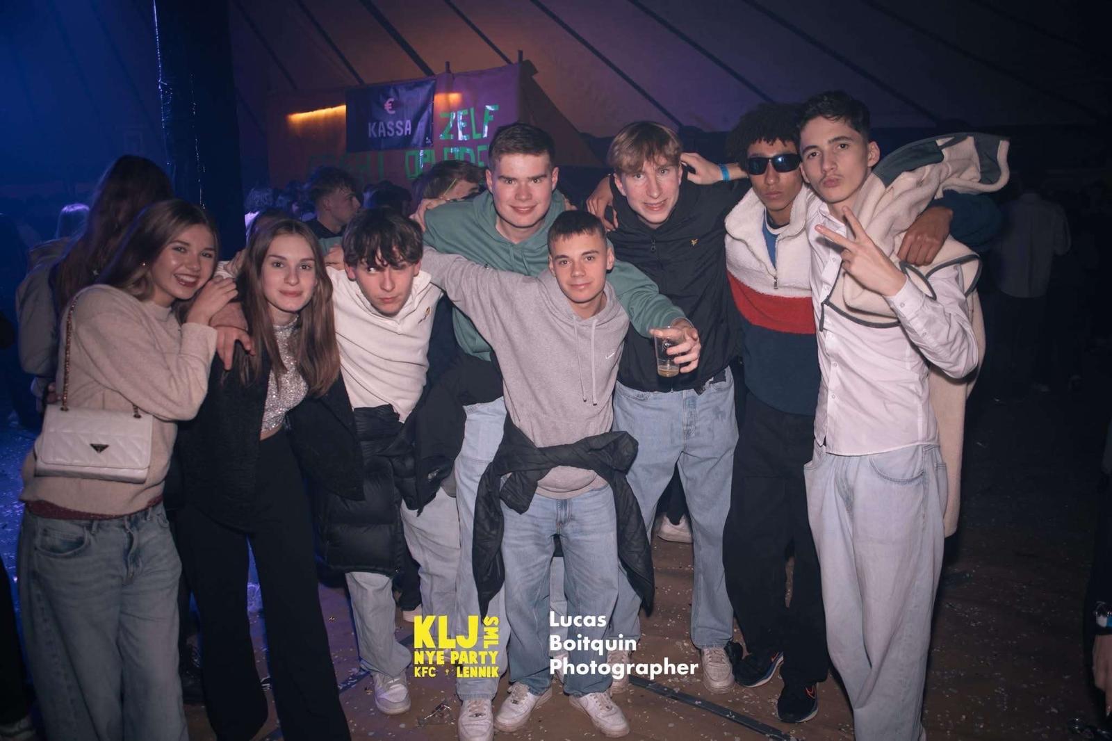 Xeno met de fuifgroep